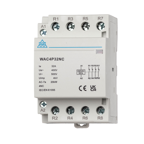 4 Pole Modular Contactors No. 125A WAC4P125