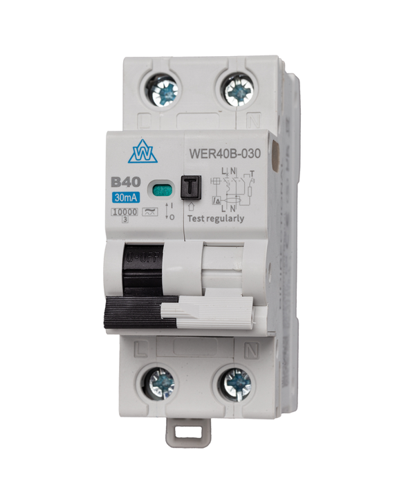 High Immunity RCBO – 40A C Curve, Type A, 30mA High Immunity RCBO – 40A C Curve, Type A, 30mA