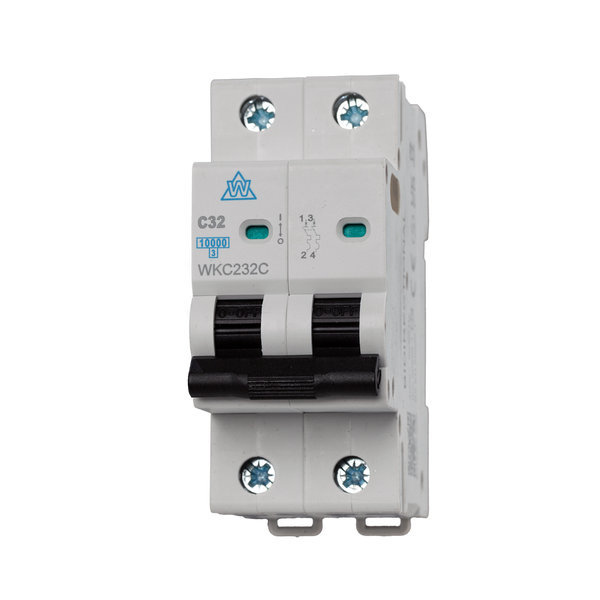 6A 2 Pole 10kA MCB – B Curve (WKC206B)