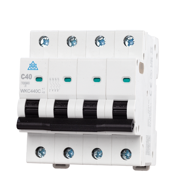 6A 4 Pole 10kA MCB B Curve – WKC406B