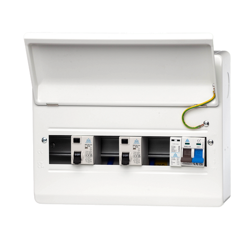 Twin RCD Metal Consumer Units WME22100TR/SP
