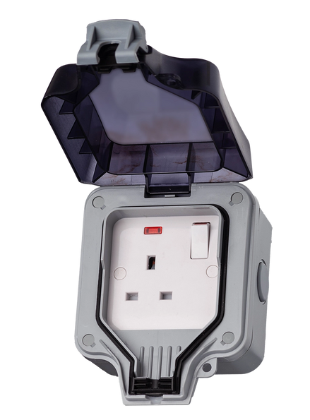 1 Gang 13A IP66 Weatherproof Socket – WPS113