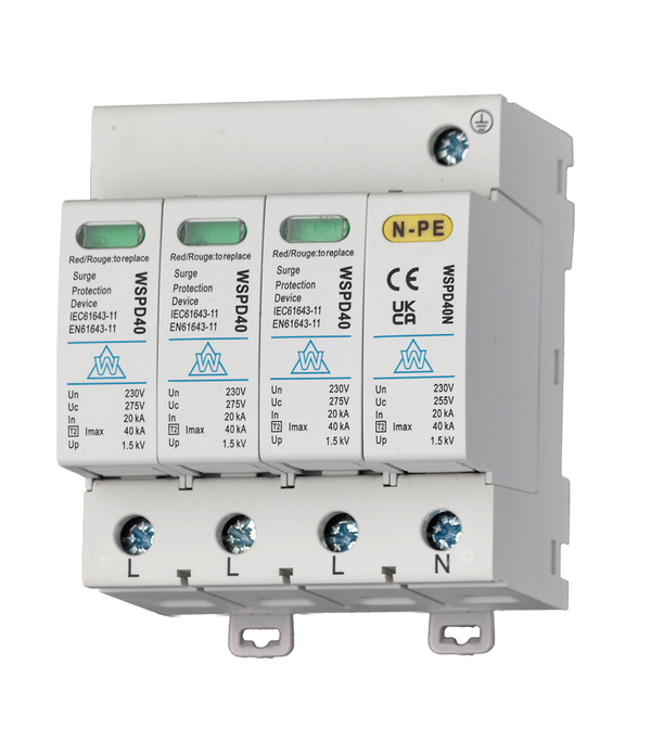 Three Phase 4 Pole Surge Protection Device WSPD440 Three Phase 4 Pole Surge Protection Device WSPD440