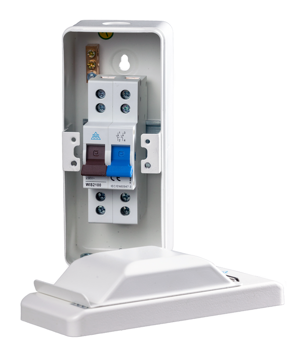 Metal Meter Isolation - 2 Way Double Terminal Main Switch - MEC2100