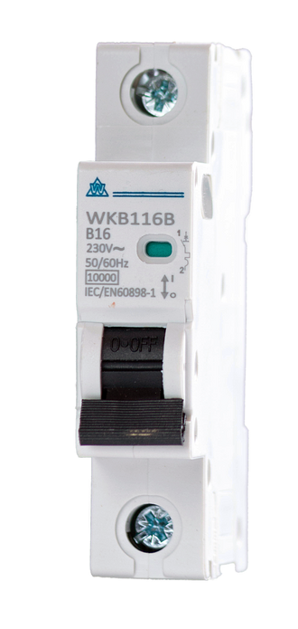 1 Pole 10kA MCB 63A D Curve WKC163D