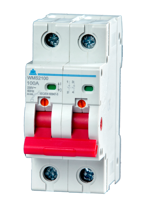 2 Pole 100A Main Switch
