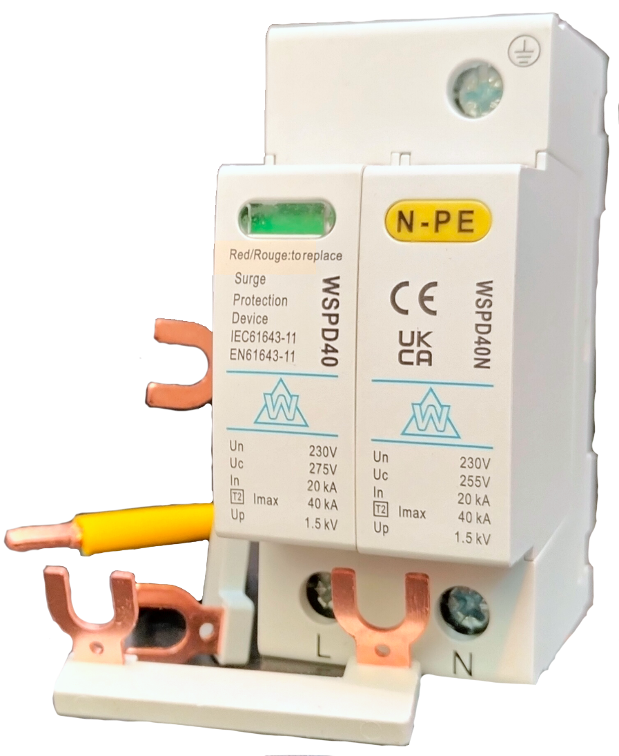 Surge Protection Device With Forked Busbars – Power-and-data-uk