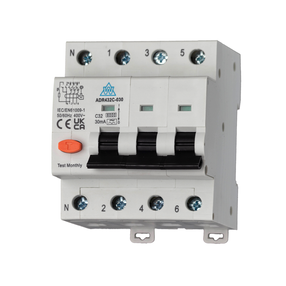 High Immunity Type A 4 Pole RCBO – 32A C Curve (ADR432C-30)
