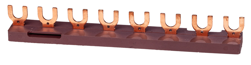 8 pin Forked Busbar for MCB/WKB TO SPD (OFFSET PINS) - (WERBB8)