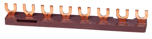 8 pin Forked Busbar for MCB/WKB TO SPD (OFFSET PINS) - (WERBB8)