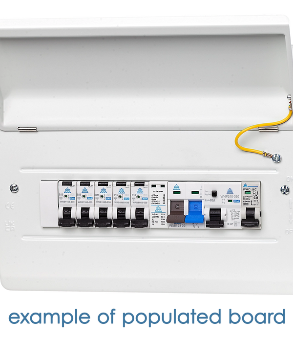 Expandable Heat Pump Consumer Unit with Spare Ways – WME10/SPH