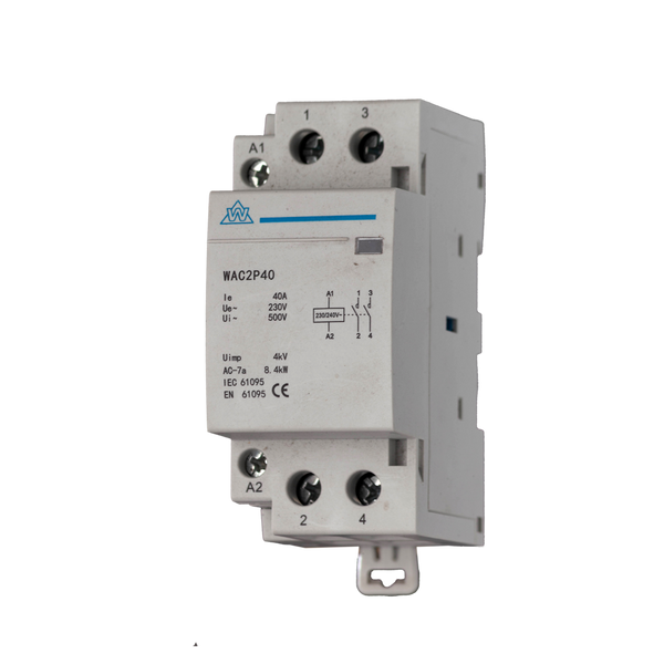 2 Pole Modular Contactors No. 20A to 125A