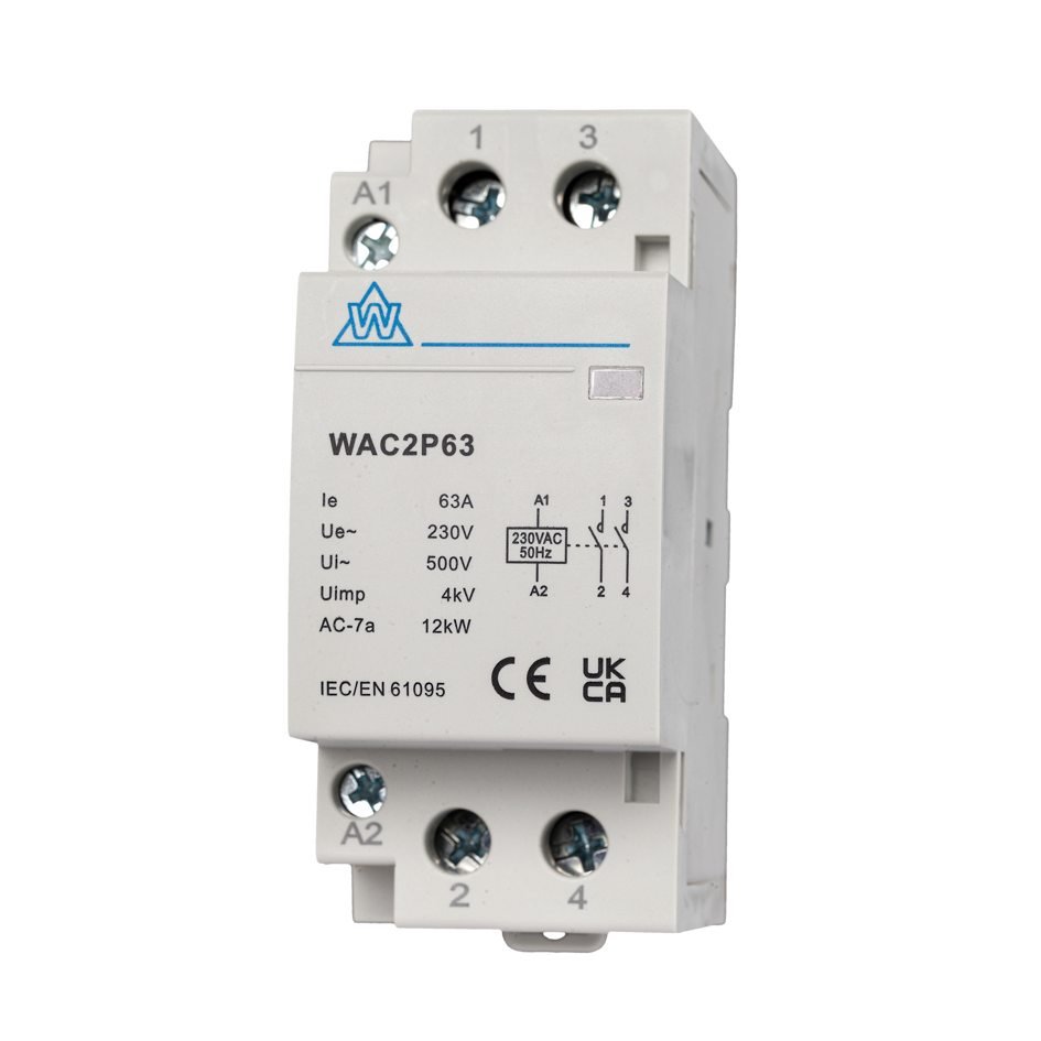 2 Pole Modular Contactor – 63 A