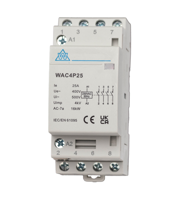 4 Pole Modular Contactors No. 100A WAC4P100