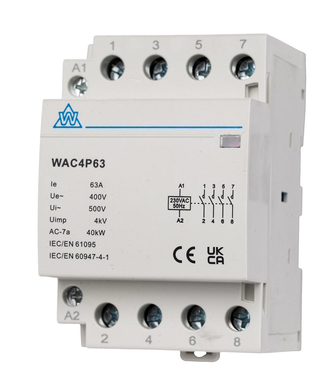 4 Pole Modular Contactor – 40 A
