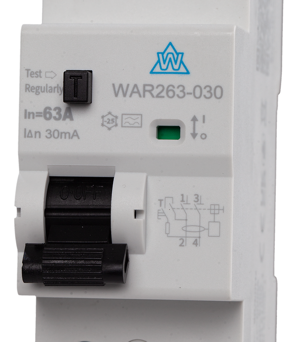 2 Pole RCD Type A High Immunity