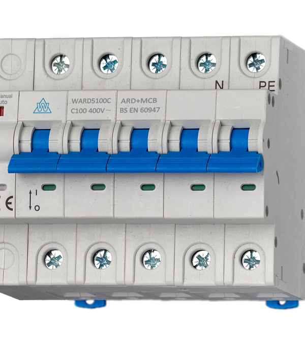 3 Pole 100A Auto Resetting MCBs WARD3100C