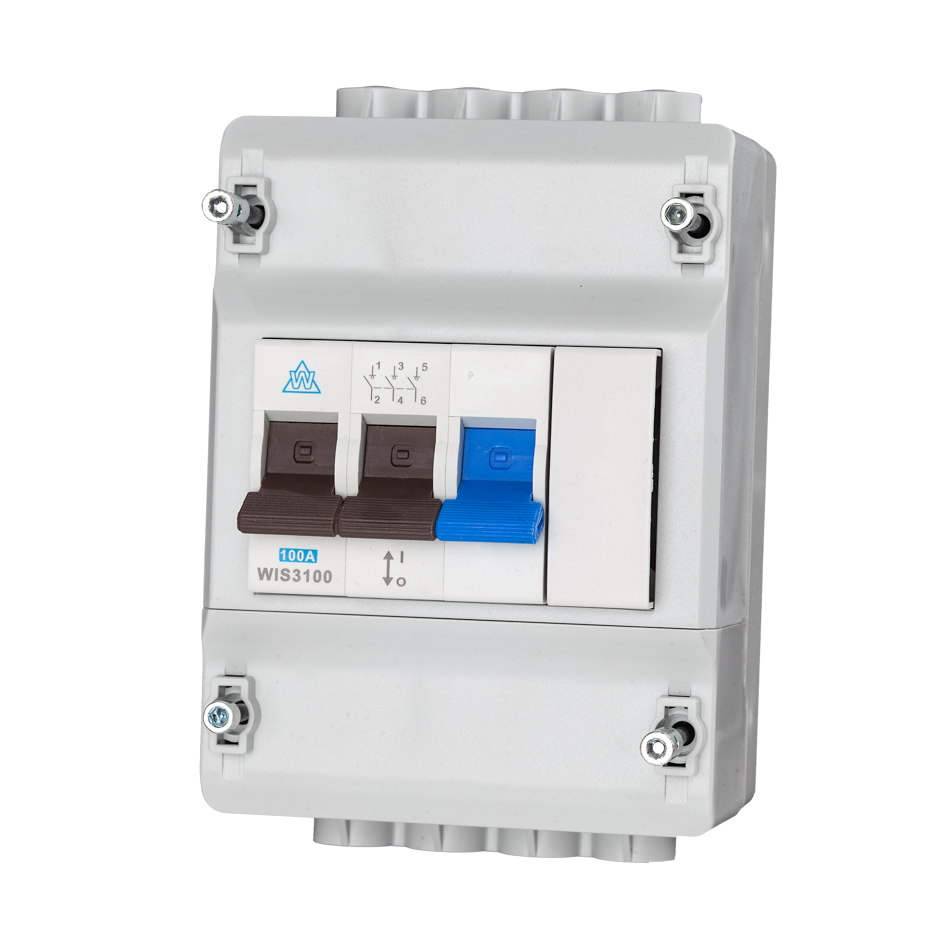 100A Plastic Meter Isolator 3 Module 2P&N (WEC3100)