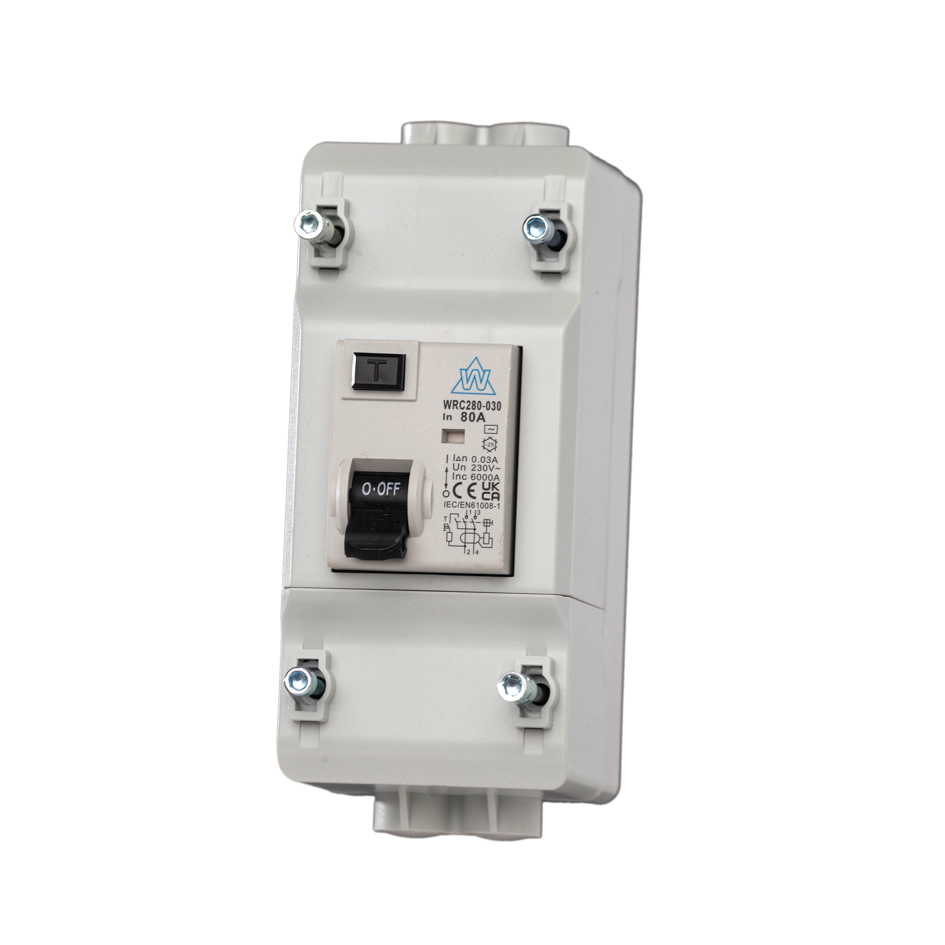 Rcd Euro Module RCD Upgrade Unit – 100A 2 Module with Seal Screws (WECRC100)