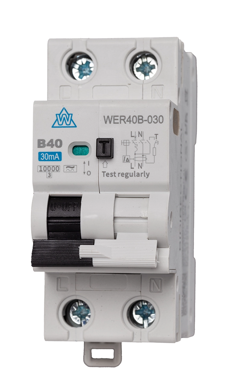 High Immunity RCBO – 32A B Curve, Type A, 30mA (WER32B-030)