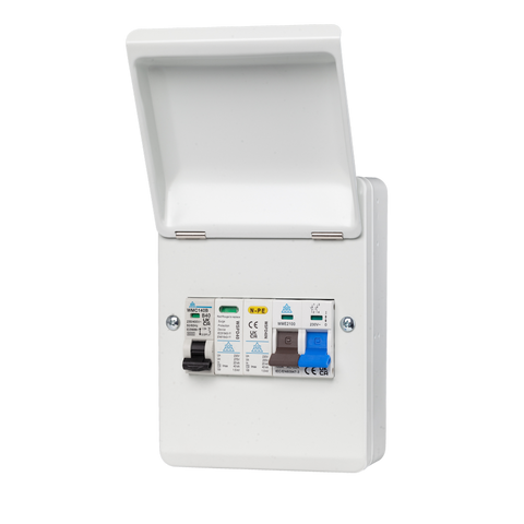 EV Connection Unit – 100A Main Switch + Surge Protection + 20A MCB (WEVCU20BSP)