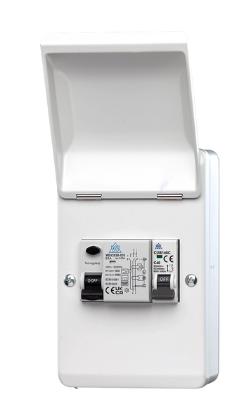 WEV Electric Vehicle Kit - 63A RCD plus 40A C MCB