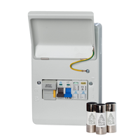 Metal Fuse Switch 100A with 3 × Fuses & SPD (WFMS100/3FSP)
