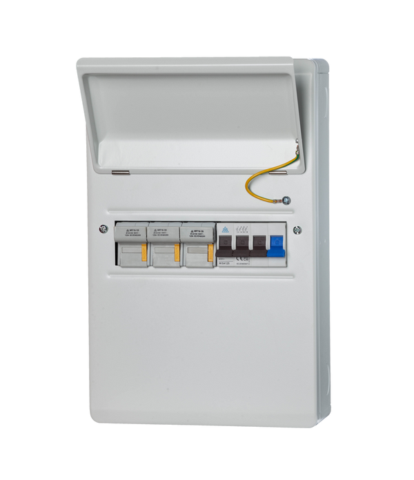 Metal Fuse Switch 4 Pole 125A MS with 3 Pole Fuseholder - WFMS/3P