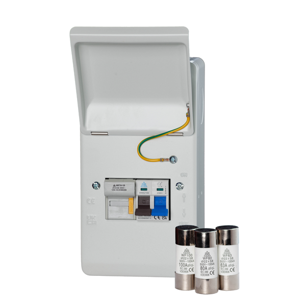 Metal Fuse Switch with 100A MS & 3 x Fuses - WFMS100/3F