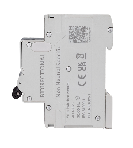 4 Pole RCBO – 40A C Curve, Type A, 30mA (WRP440C-030)