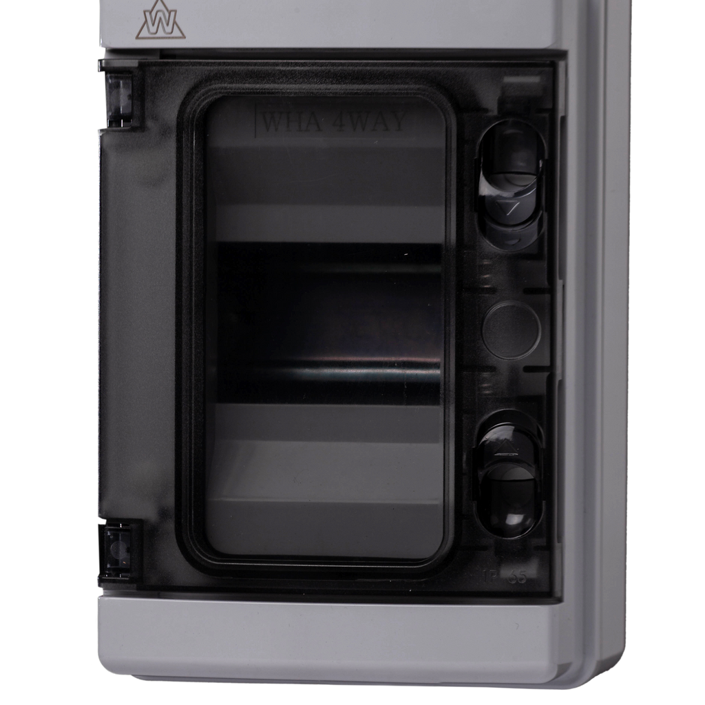 IP65 4 Mod Empty Plastic Enclosure WHA4/EV