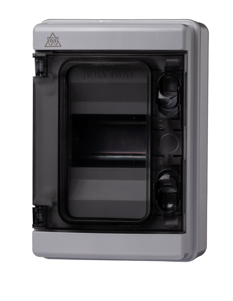 IP65 4 Mod Plastic Enclosure for EV installation WHA4/EV