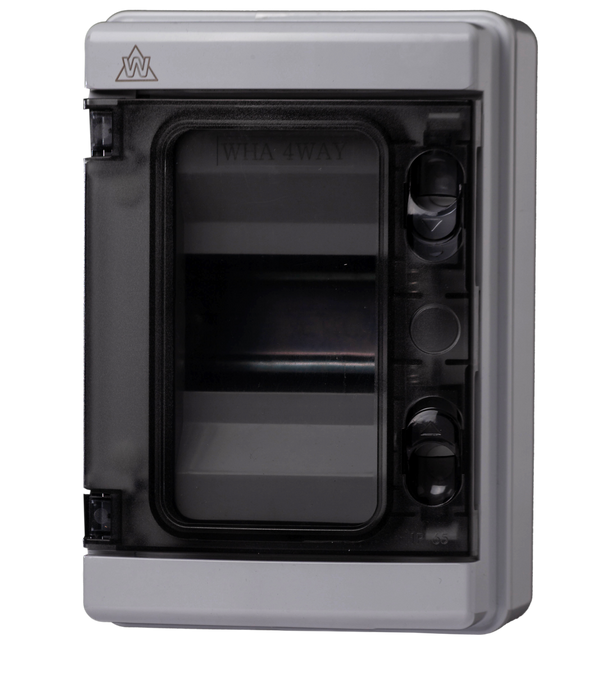 IP65 4 Mod Plastic Enclosure for EV installation WHA4/EV