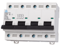 4 Pole MCB 10kA C Curve 100A WKC4100C