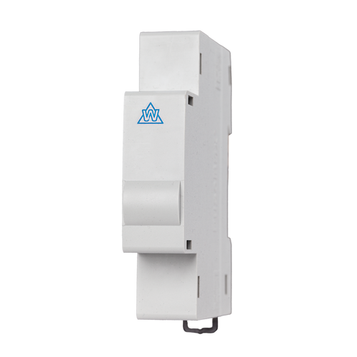Plastic MCB Style DIN Mounted 1 Module Blank