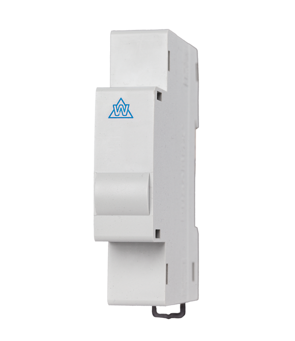 Plastic MCB Style DIN Mounted 1 Module Blank