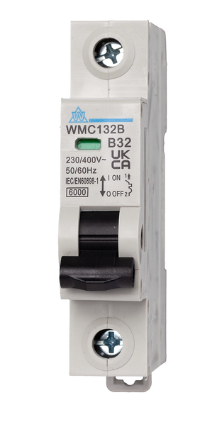 6kA MCB's 6-63A 1 Pole B/C Curve