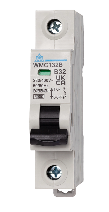 6kA MCB's 6-63A 1 Pole B/C Curve