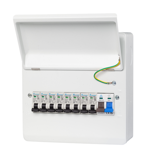 Shallow Consumer Unit 8 Way Consumer Units | Compact & Future-Proof Boards – Power & Data UK