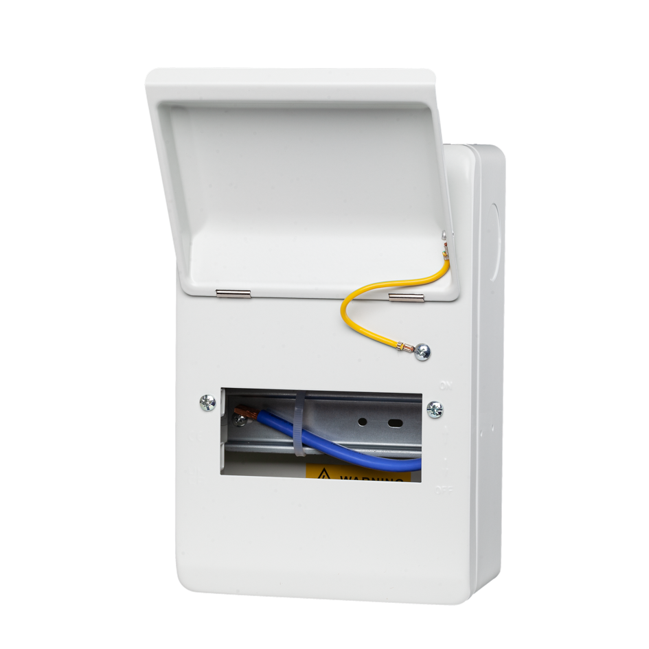 6 Way IP40 Metal Enclosure – For MCBs & RCBOs (WME06)