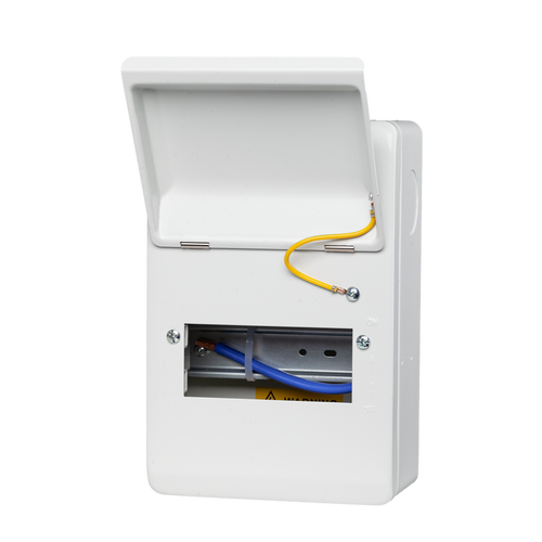 6 Way IP40 Metal Enclosure – For MCBs & RCBOs (WME06)