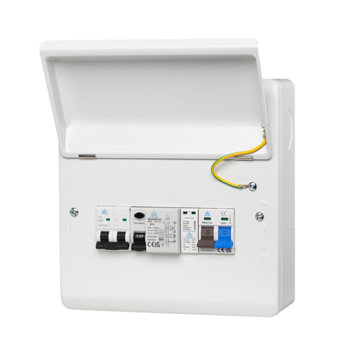 10 Way Heat Pump Consumer Unit with Type B HP RCD + RCBOs (WME10/HP40R25)