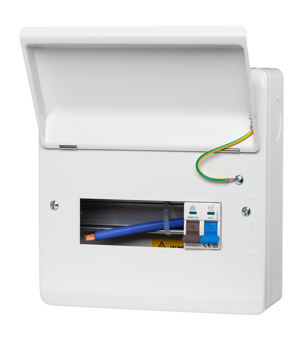 Main Switch Consumer Unit – WME08/MS100 (8 Module, 100A)