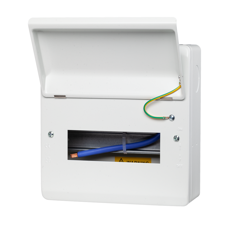8 Way IP40 Metal Enclosure – For MCBs & RCBOs (WME08)