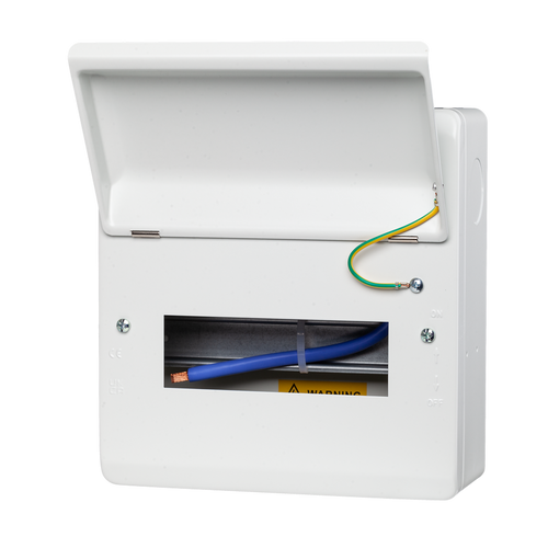 8 Way IP40 Metal Enclosure – For MCBs & RCBOs (WME08)