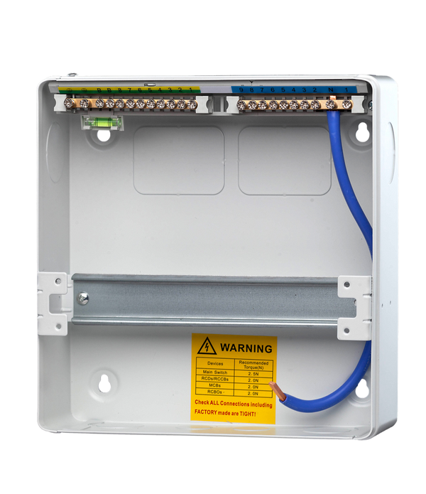 10 Way IP40 Metal Enclosure – For MCBs & RCBOs (WME10)