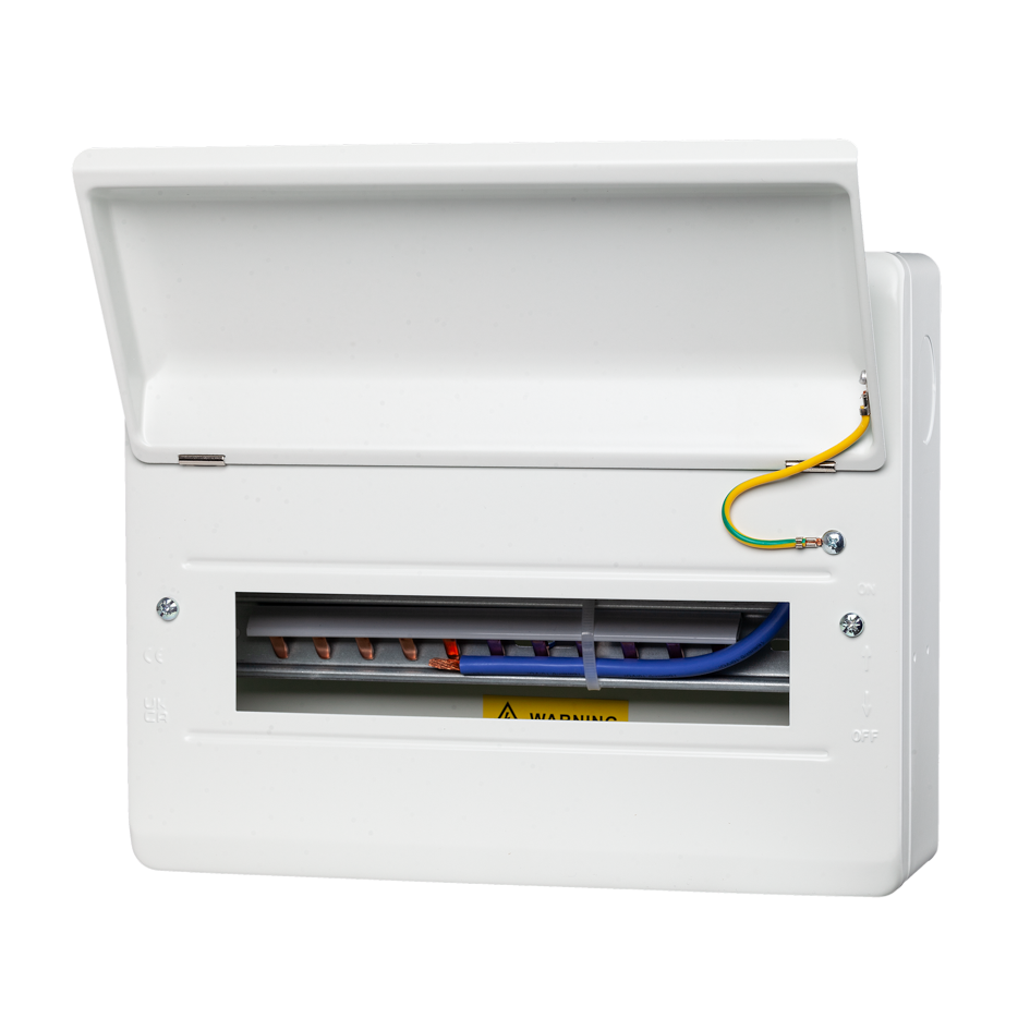 12 Way IP40 Metal Enclosure – For MCBs & RCBOs (WME12)