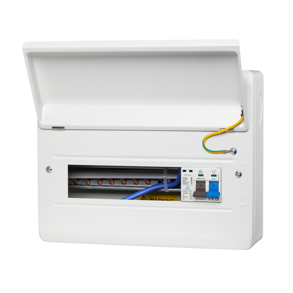 WME 10 Module Surge Protected Metal Enclosure – 100A Main Switch + SPD (WME10/SP)