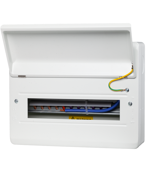 12 Way IP40 Metal Enclosure – For MCBs & RCBOs (WME12)