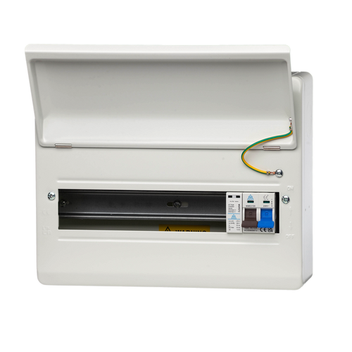 WME 14 Module Surge Protected Metal Enclosure – 100A Main Switch + SPD (WME14/SP)